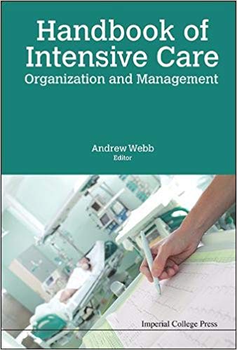 Handbook of intensive care organization and management