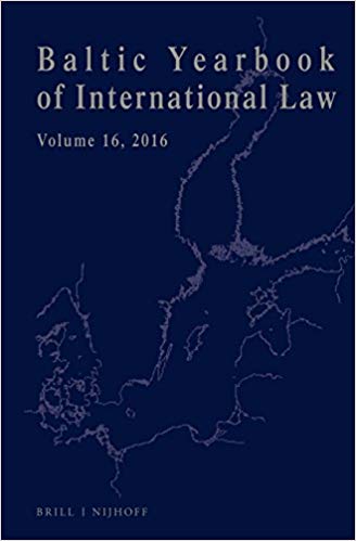 Baltic yearbook of international law. 2016, volume 16