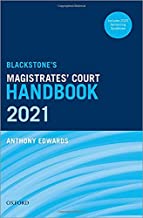 Blackstone's magistrates' court handbook. 2021