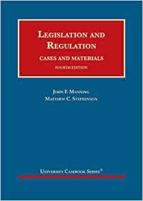 Legislation and regulation : cases and materials