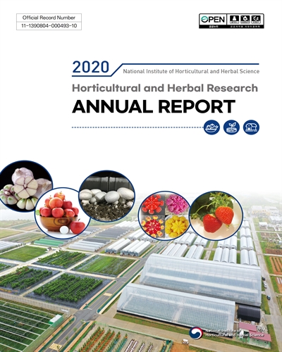 Horticultural and herbal research annual report. 2020