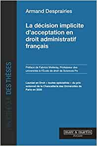 La décision implicite d'acceptation en droit administratif français