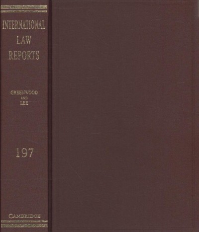 International law reports. Volume 197
