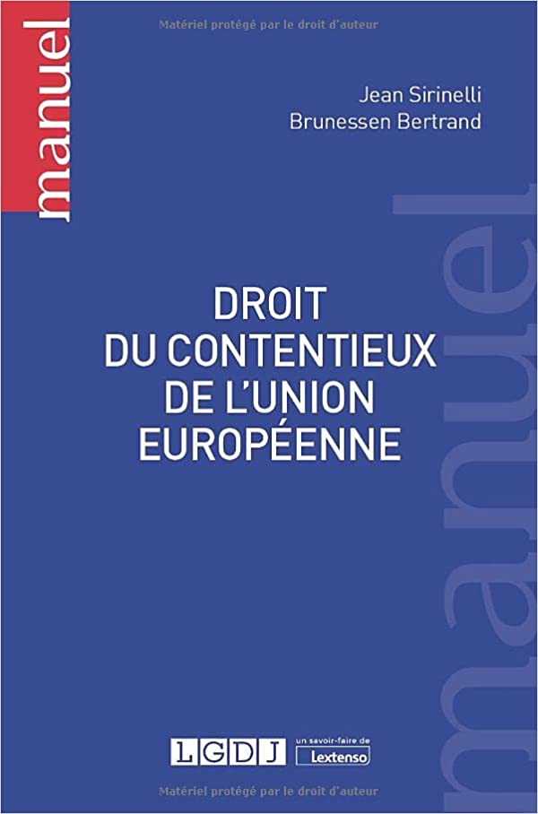 Droit du contentieux de l'Union européenne
