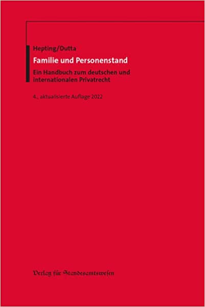 Familie und Personenstand : ein Handbuch zum deutschen und internationalen Privatrecht