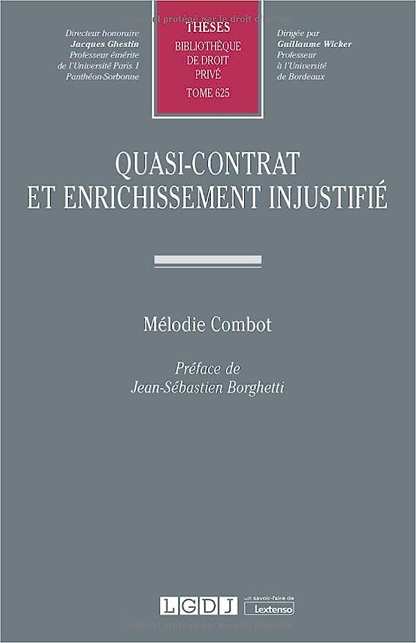 Quasi-contrat et enrichissement injustifié