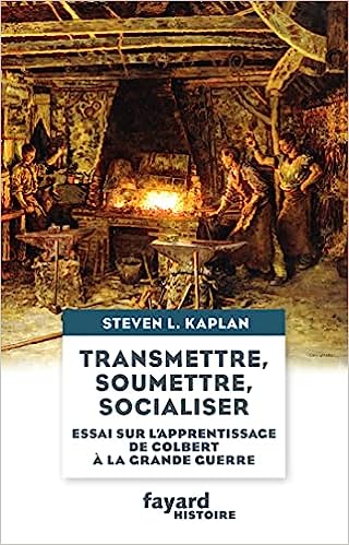 Transmettre, soumettre, socialiser : essai sur l'apprentissage en France de Colbert à la Grande Guerre