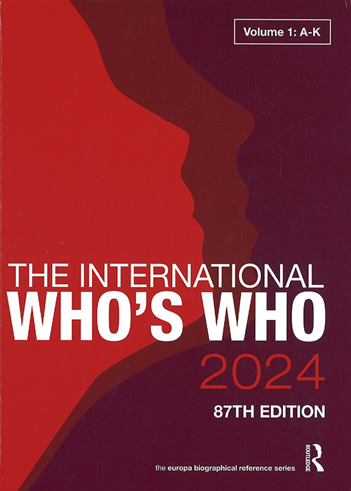 The international who's who. 2024, volume 1-2