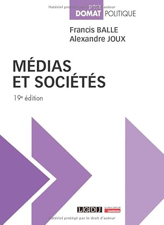 Médias et sociétés : édition, presse, cinéma, radio, télévision, internet