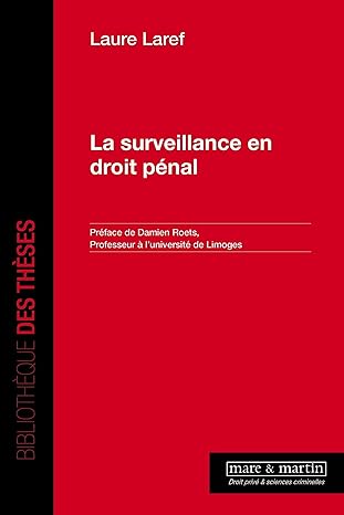 La surveillance en droit pénal