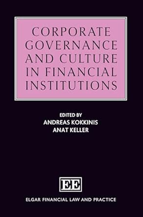 Corporate governance and culture in financial institutions