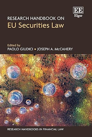 Research handbook on EU securities law