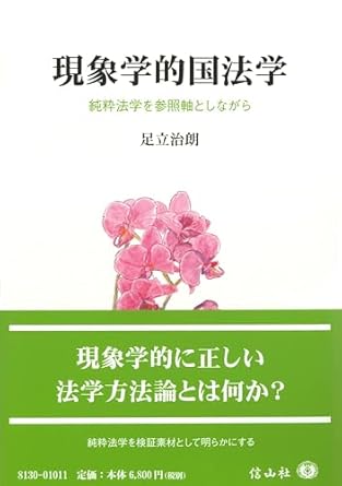 現象学的国法学 : 純粋法学を参照軸としながら / 足立治朗 著