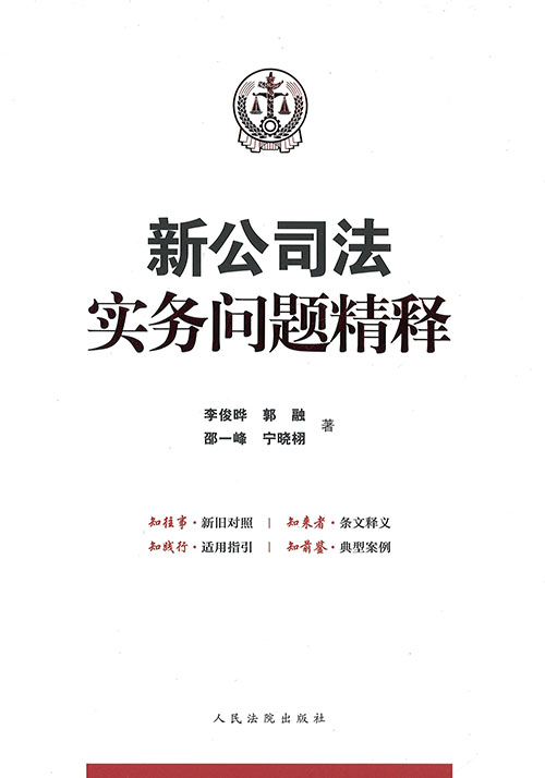 新公司法实务问题精释