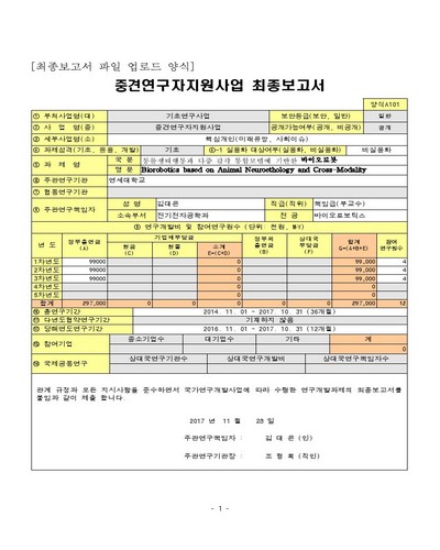 동물생태행동과 다중 감각 통합모델에 기반한 바이오로봇 [전자자료]