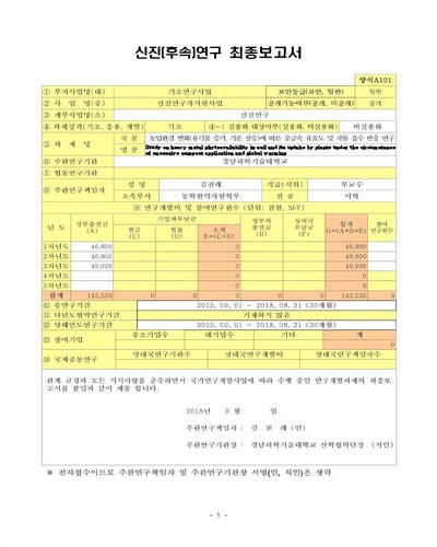 농업환경 변화(유기물 증가, 기온 상승)에 따른 중금속 유효도 및 작물 흡수 반응 연구 [전자자료]