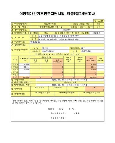 임상시험에서 발생하는 다중검정에 대한 연구 [전자자료]