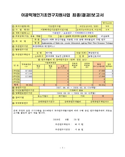 페브릿-페롯 공진기법을 적용한 수중 음향 메타물질의 구현 연구 [전자자료]