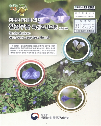 참골무꽃 : 신품종 심사를 위한 식물별 특성조사요령