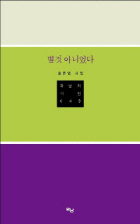 별것 아니었다 : 송은영 시집