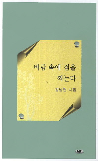 바람 속에 점을 찍는다 : 김남권 시집
