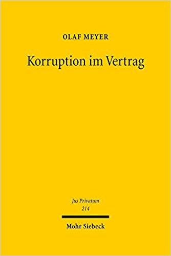 Korruption im Vertrag