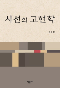 시선의 고현학 : 김홍진 문학비평집