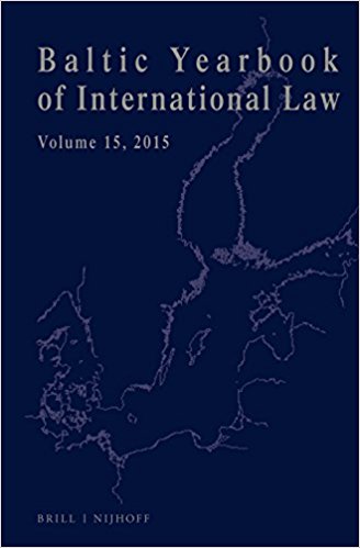Baltic yearbook of international law. 2015, volume 15