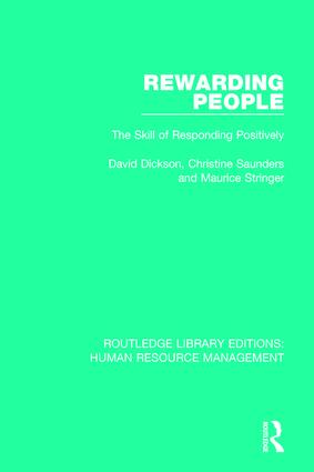 Rewarding people : the skill of responding positively