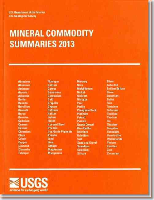 Mineral commodity summaries 2013