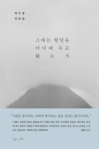 그대는 할말을 어디에 두고 왔는가 : 허수경 산문집