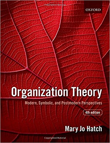 Organization theory : modern, symbolic, and postmodern perspectives