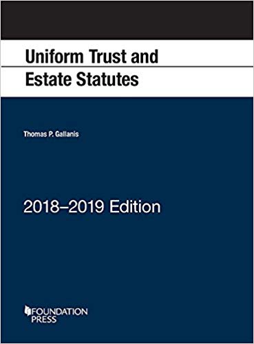 Uniform trust and estate statutes