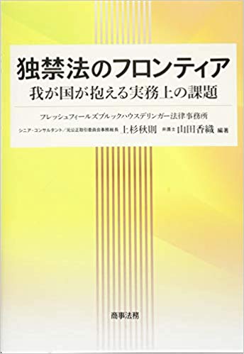 独禁法のフロンティア : 我が国が抱える実務上の課題