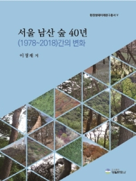 서울 남산 숲 40년(1978~2018) 간의 변화