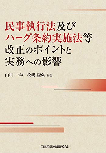 民事執行法及びハ-グ条約実施法等改正のポイントと実務への影響