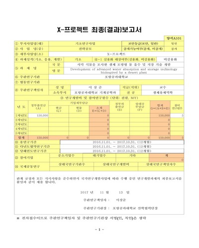 사막 식물을 모사한 생체 모방형 물 흡수 및 저장 기술 개발 [전자자료]