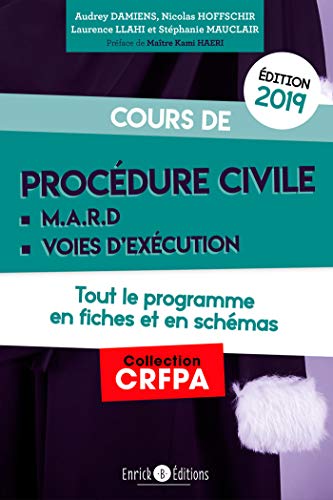 Cours de procédure civile et modes alternatifs de règlement des différends : tout le programme en fiches et en schémas