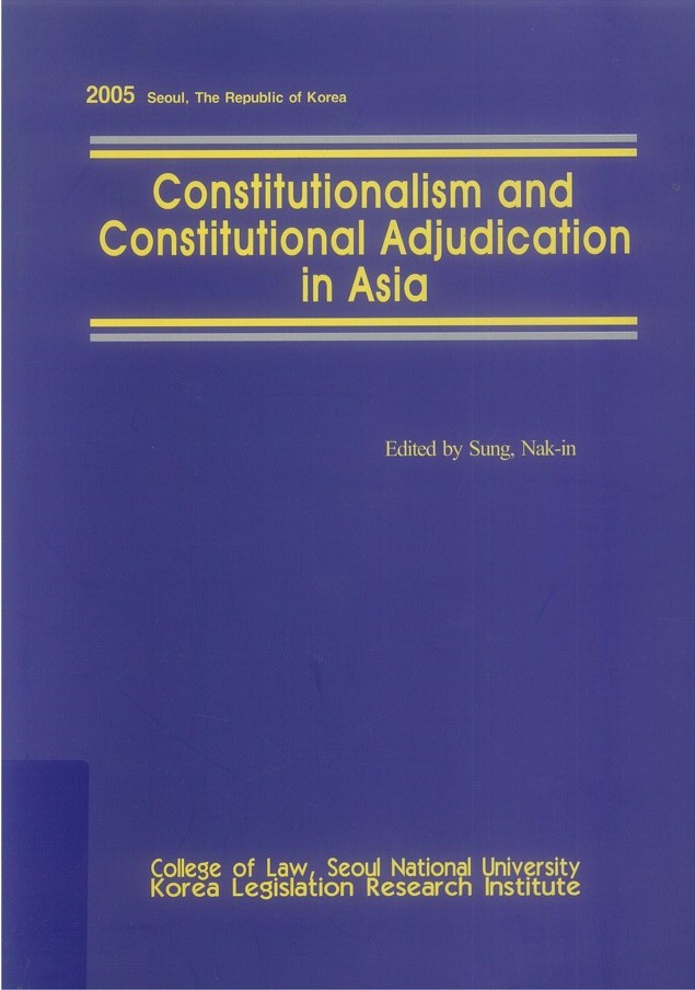 Constitutionalism and constitutional adjudication in Asia